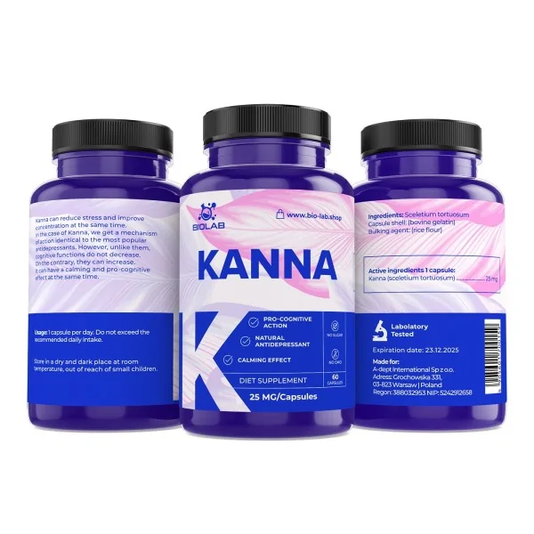 Kanna 25 mg, 60 kapslí