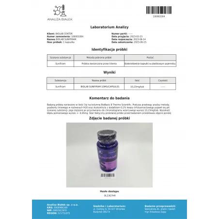 Sunifiram 10 mg, 60 cápsulas