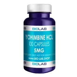 YOHIMBINE HCL 100caps/5mg