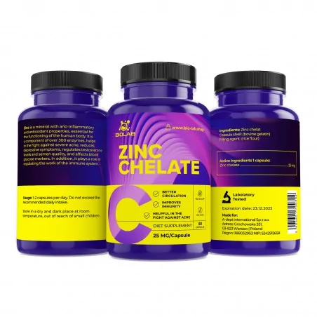 ZINC CHELATE 25mg/capsule