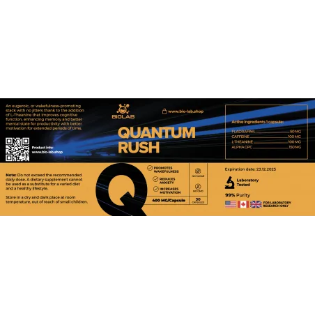 Quantum Rush mix 400 mg, 30 Kapseln