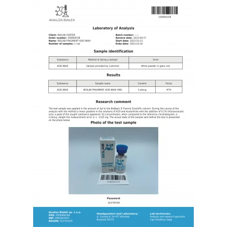 AOD-9604 Fragment 5 mg