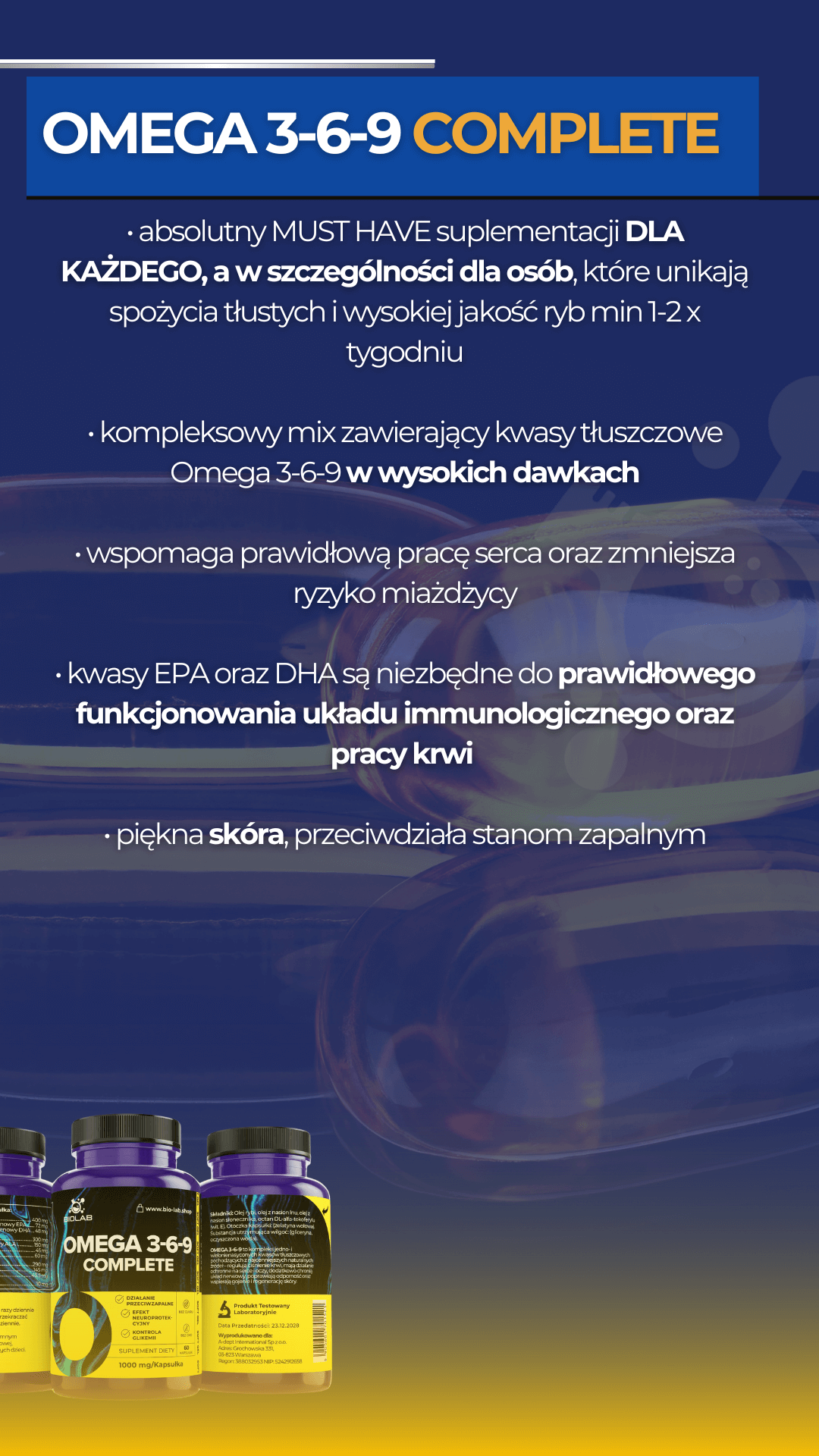 suplement diety Omega 3-6-9