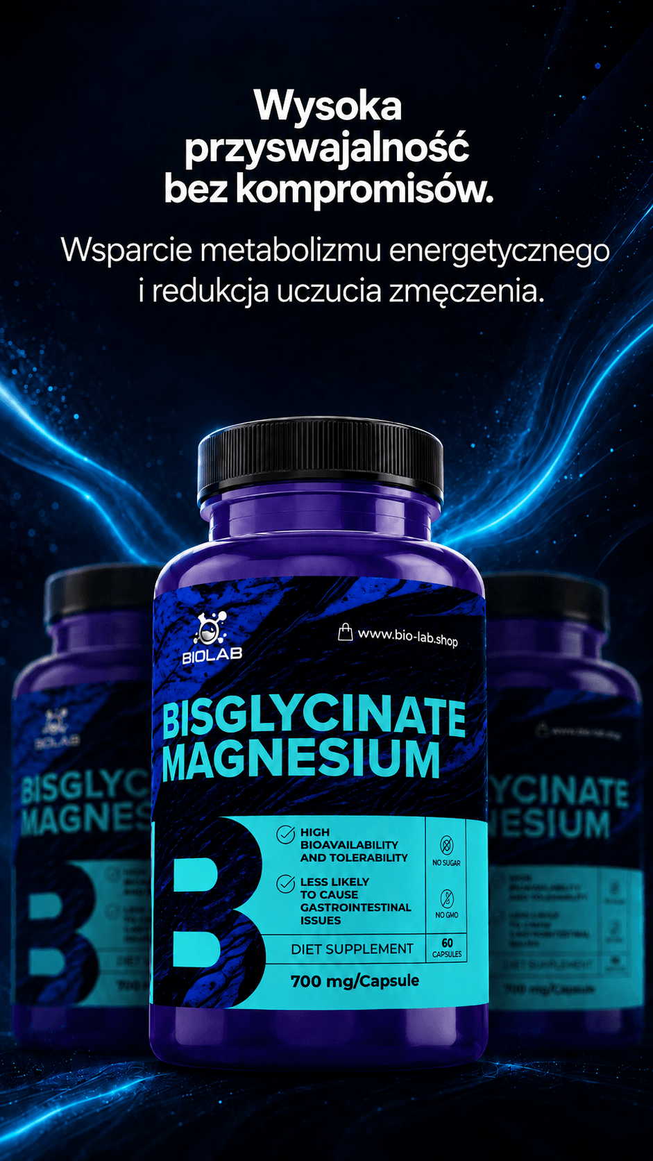 suplementu Magnez Bisglicynian – wspiera zdrowie kości i zębów