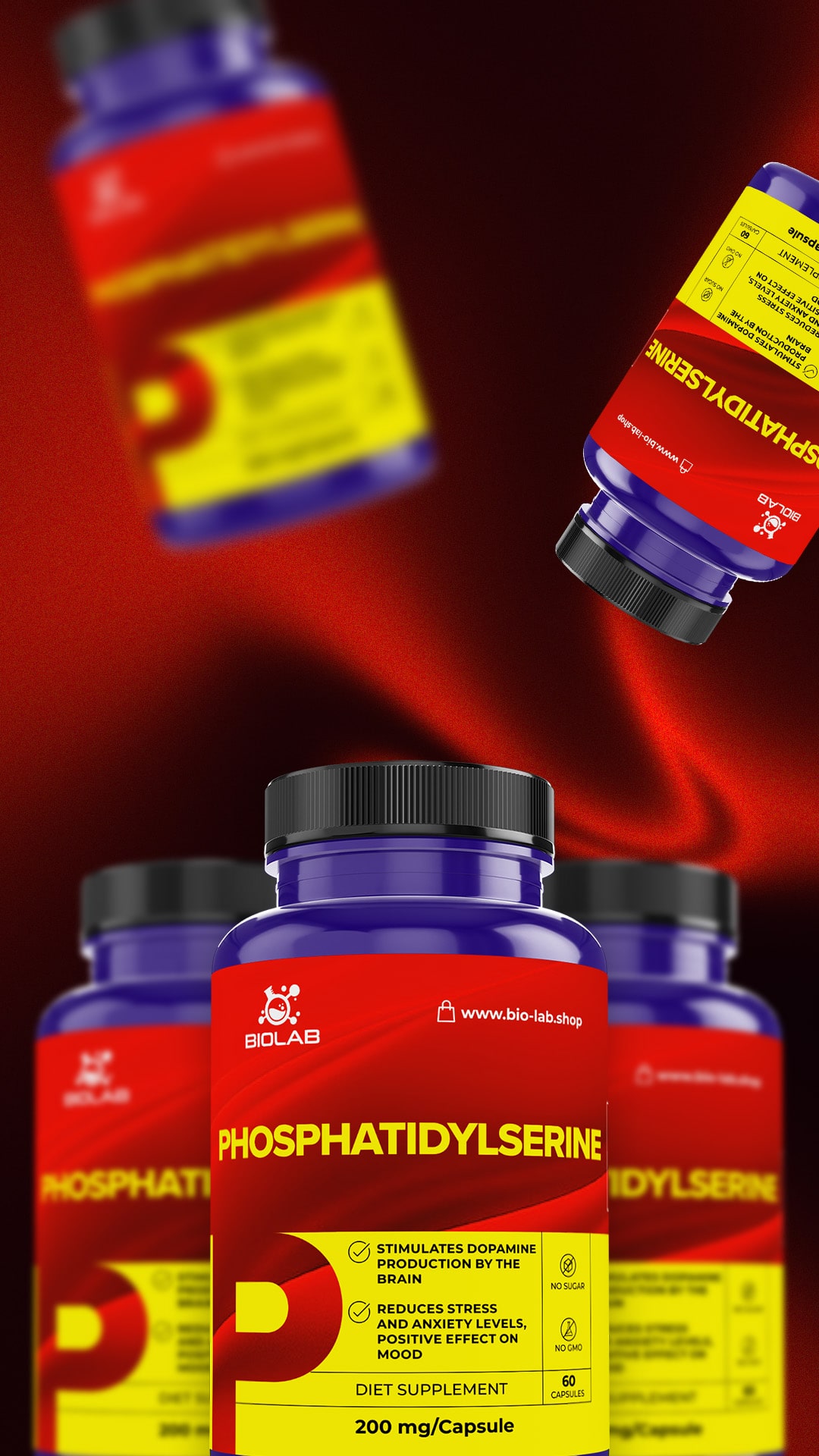 Fosfatydyloseryna 200 mg – wspiera pracę mózgu, regenerację komórek i równowagę mentalną