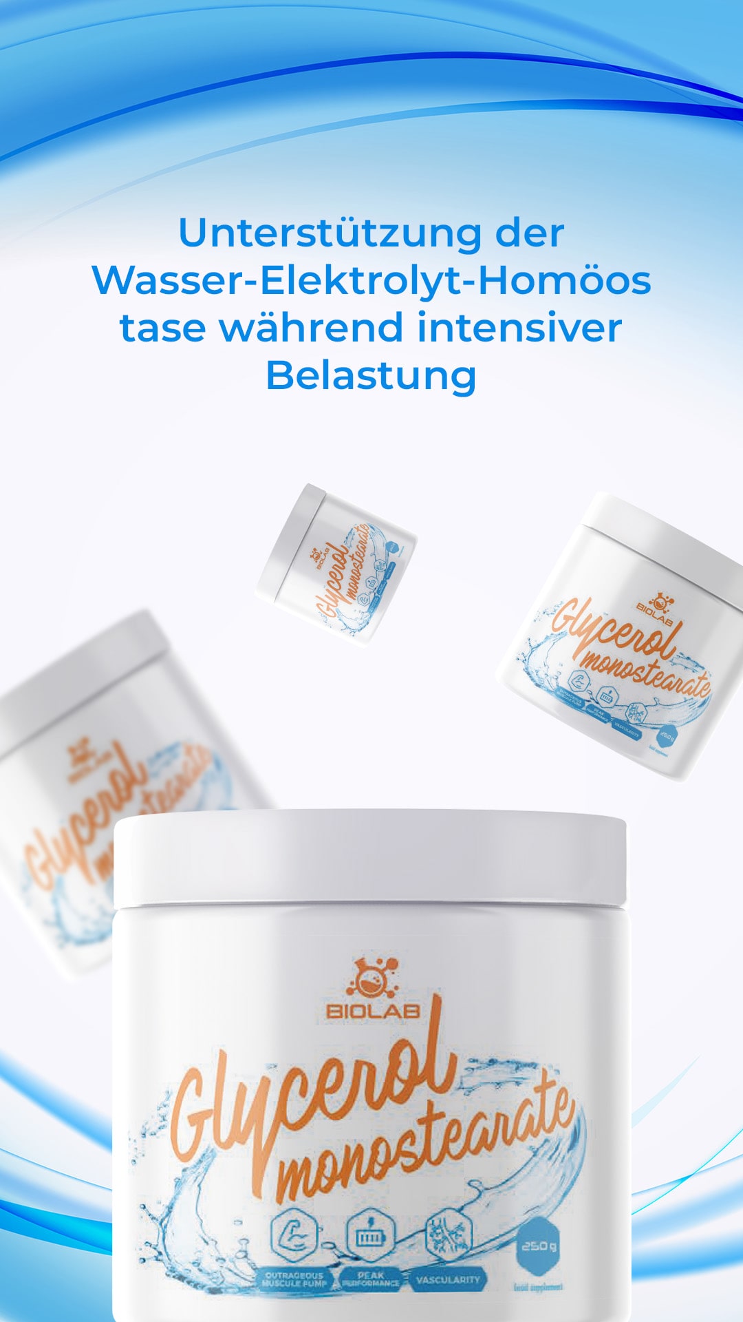 Glycerinmonostearat: Gesteigerte Leistung, bessere Hydratation, schnellere Wirkung des Trainings