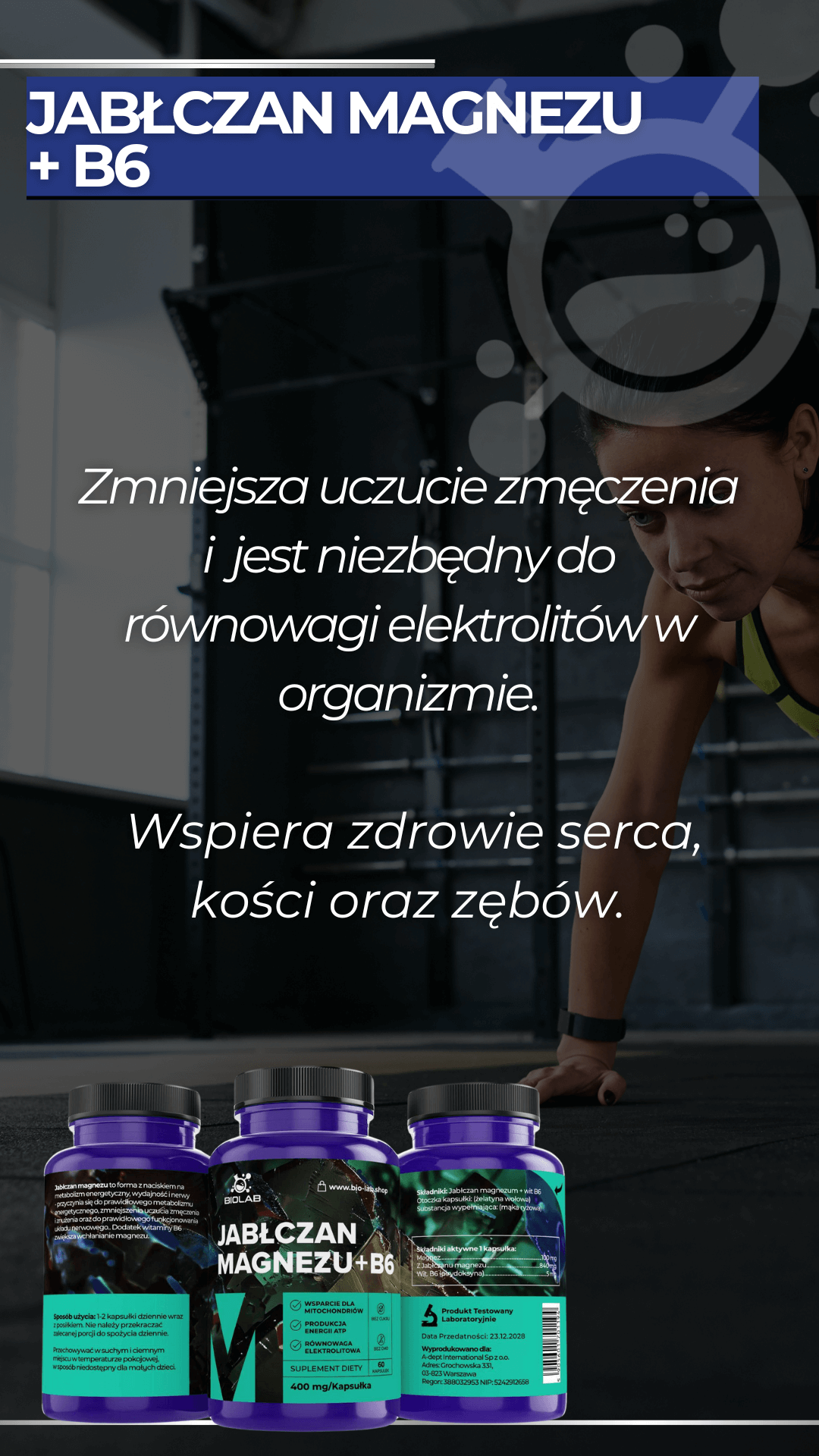 suplement diety jabłczan magnezu