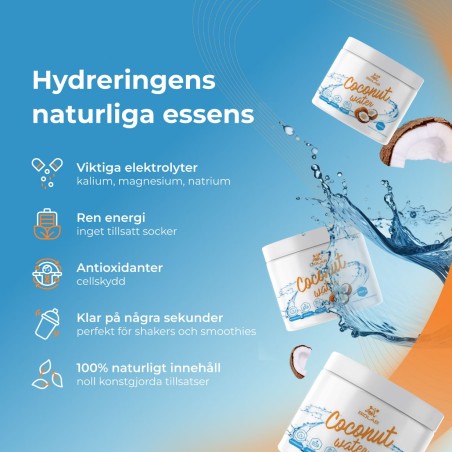 Kokosvattenpulver, 250g