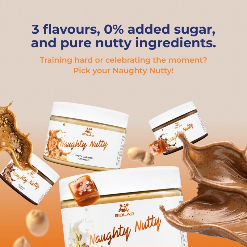 Sugar-Free Nut Cream, NAUGHTY NUTTY, 250g