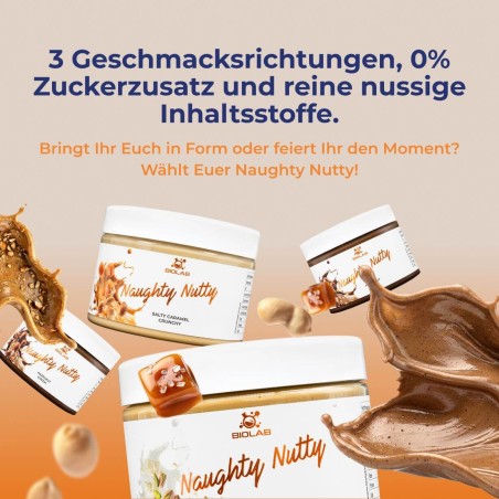 Nusscreme ohne Zuckerzusatz, NAUGHTY NUTTY, 250g