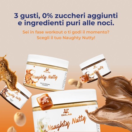 Crema spalmabile alle noci senza zucchero, NAUGHTY NUTTY, 250g