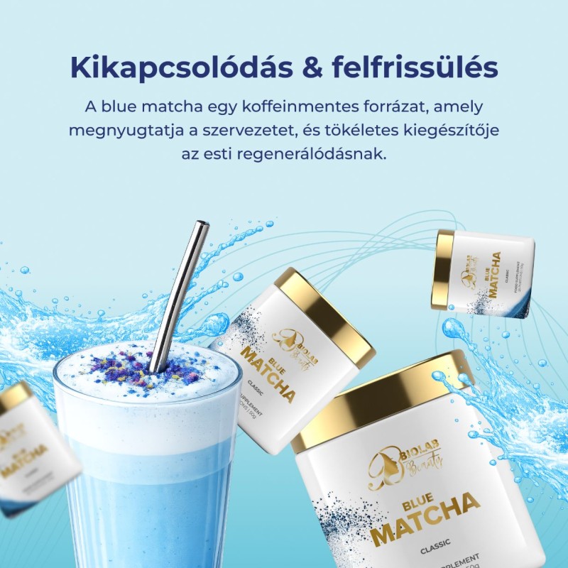 Blue Matcha, kék pillangóborsó virág tea, 50g