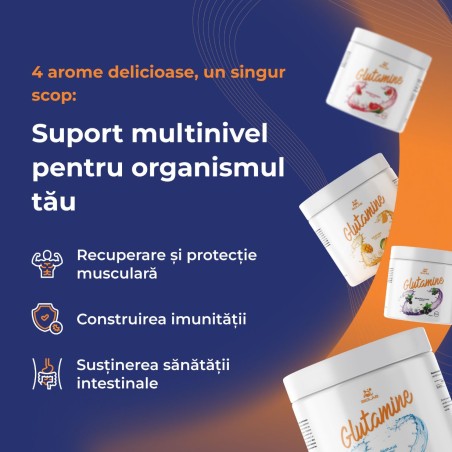 Glutamină pudră, 500g