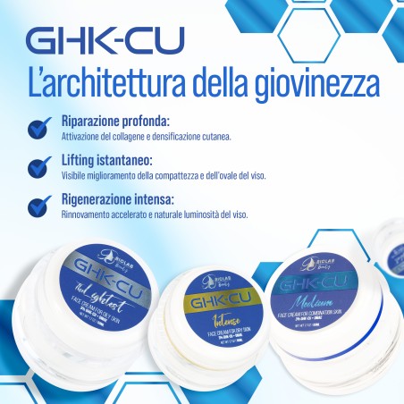 Crema peptidica per pelle secca GHK-Cu Intense 50 ml