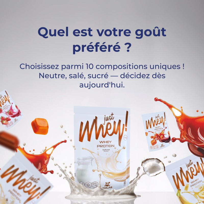 Just Whey! poudre de protéine WPC premium Nutri Whey™, 1 kg