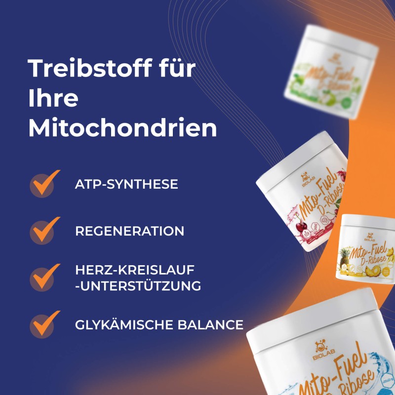 Mito-Fuel D-Ribose Pulver, 250g