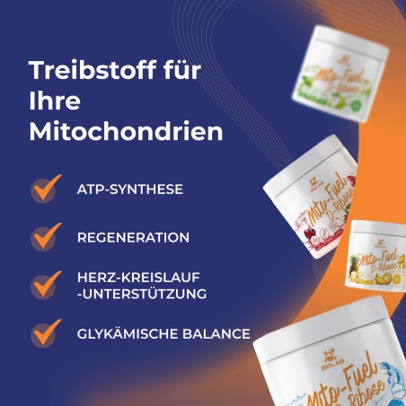 Mito-Fuel D-Ribose Pulver, 250g