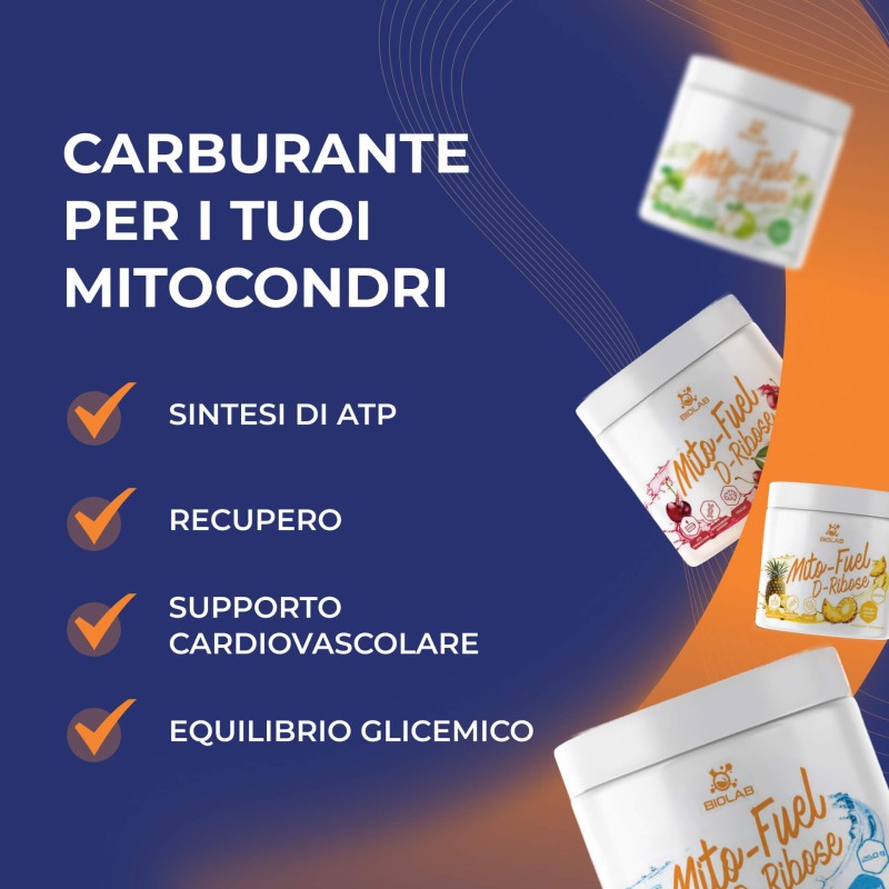 Mito-Fuel D-Ribosio in polvere, 250g