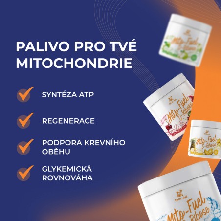 Mito-Fuel D-Ribóza v prášku, 250g