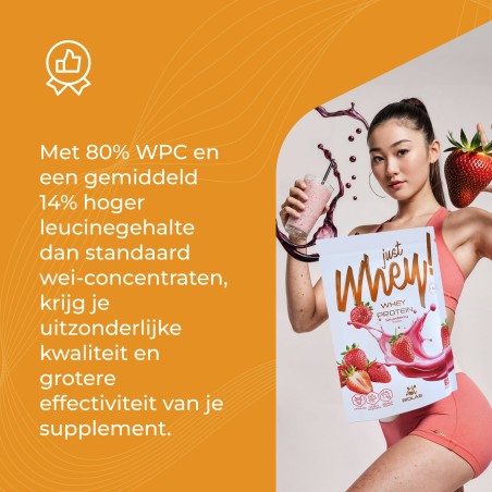 Just Whey! whey eiwitpoeder WPC premium Nutri Whey™, 1 kg