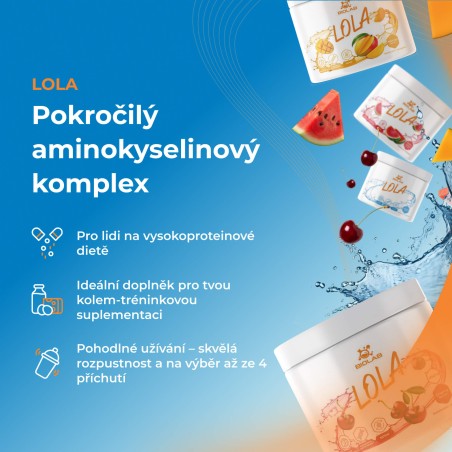 LOLA (L-ornithin L-aspartát), prášek 250g