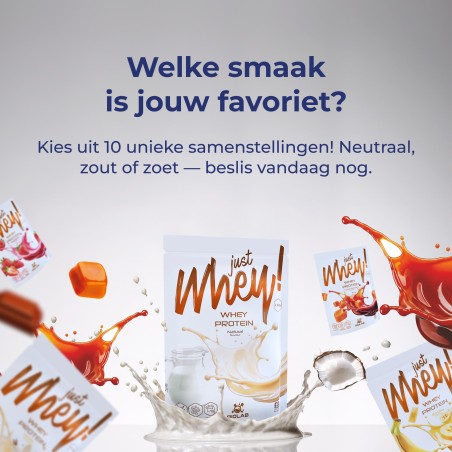 Just Whey! whey eiwitpoeder WPC premium Nutri Whey™, 1 kg