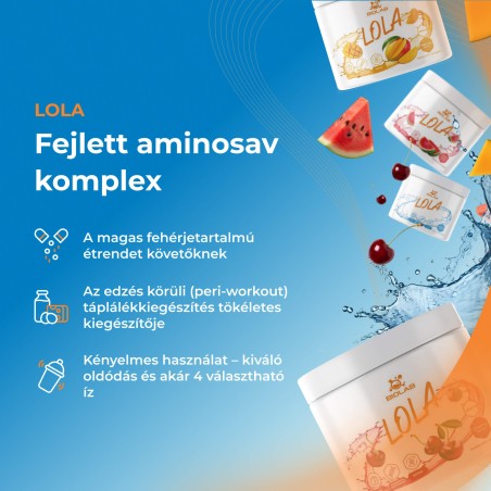 LOLA (L-ornitin-L-aszpartát), por 250g