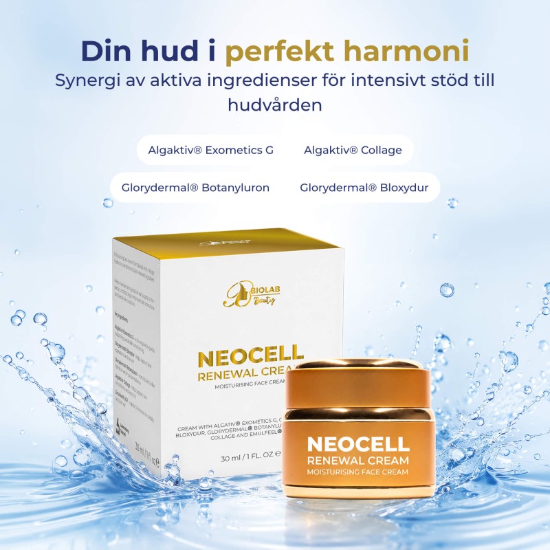 NeoCell Renewal Cream, ansiktskräm med Algaktiv®- och Glorydermal®-komplex