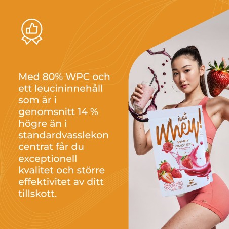 Just Whey! vassleproteinpulver WPC premium Nutri Whey™, påse 35g