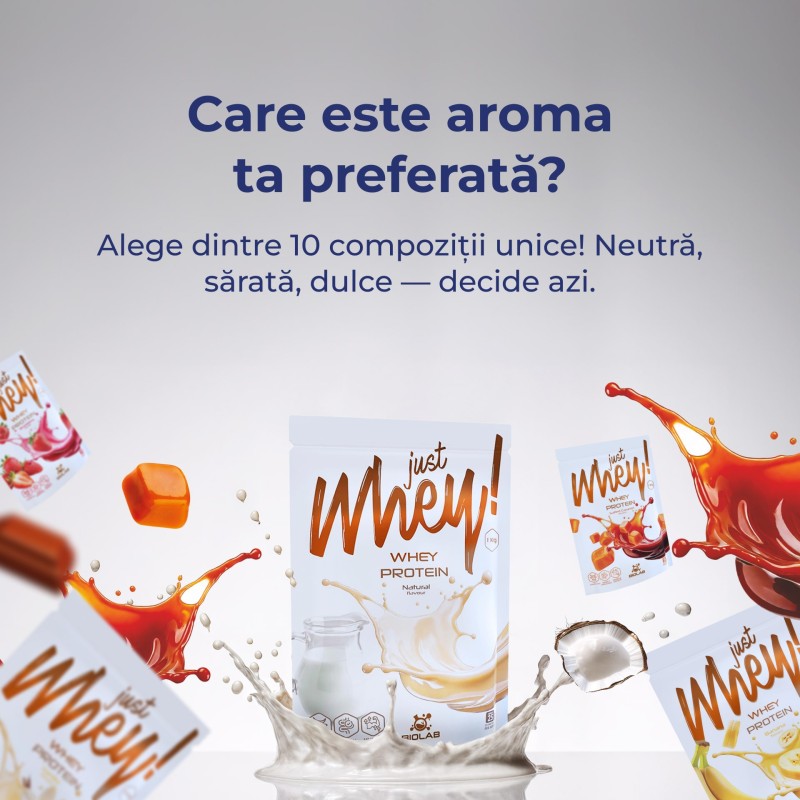 Just Whey! Proteină din zer WPC premium Nutri Whey™ mix de gusturi, 10 x 35g