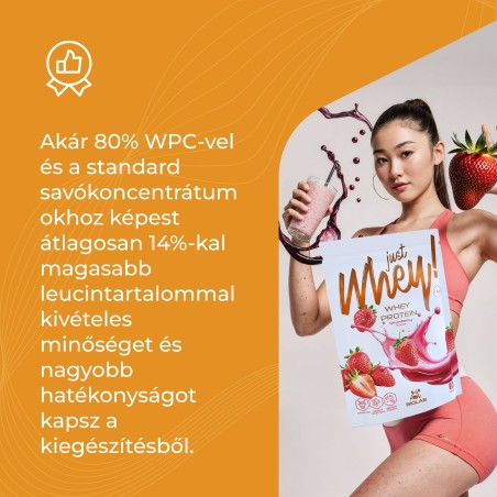 Just Whey! Tejsavó fehérje WPC premium Nutri Whey™ ízkeverék, 10 x 35g