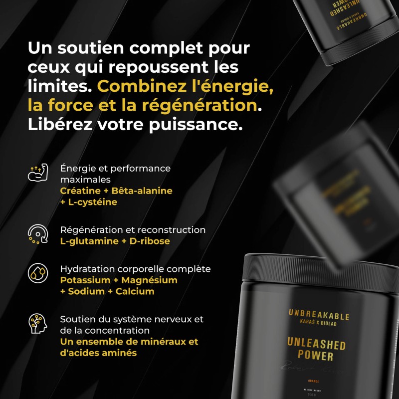 Unleashed Power, UNBREAKABLE Karaś x Biolab, 500g