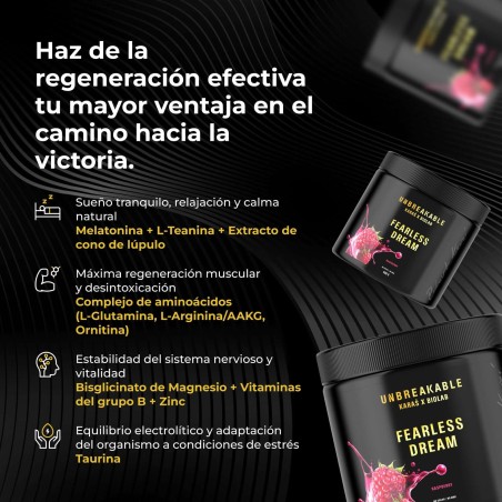 Fearless Dream, UNBREAKABLE Karaś x Biolab, sabor a frambuesa, 500g