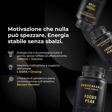 Focus Peak, UNBREAKABLE Karaś x Biolab, 60 capsule