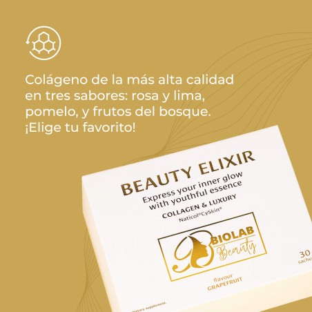 Colágeno Premium Beauty Elixir con Naticol® CySkin®, 30 sobres