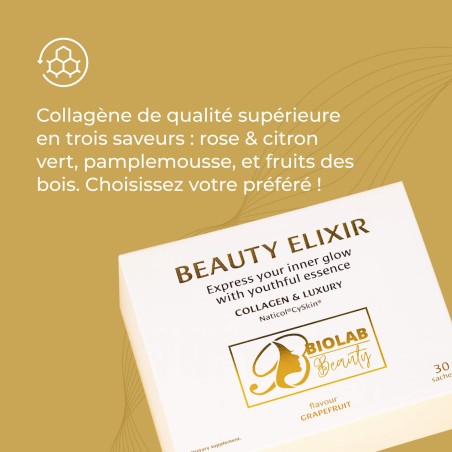 Collagène Premium Beauty Elixir avec Naticol® CySkin®, 30 sachets