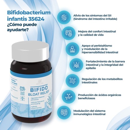 Bifido Bloat Relief, 30 cápsulas