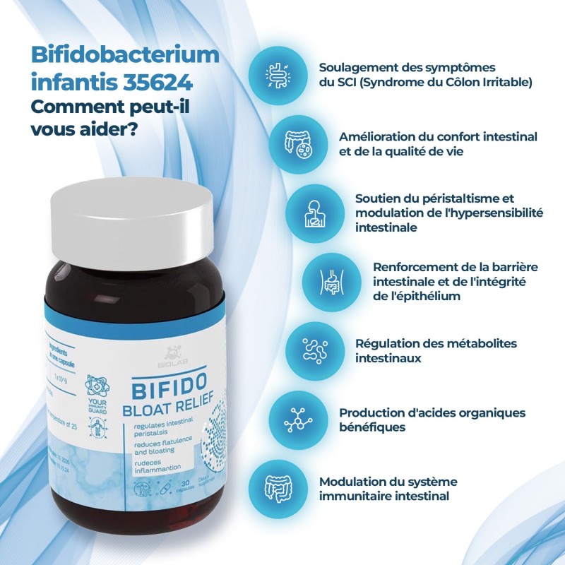 Bifido Bloat Relief, 30 capsules