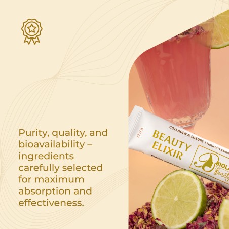 Premium Collagen Beauty Elixir with Naticol® CySkin®, 30 stick packs