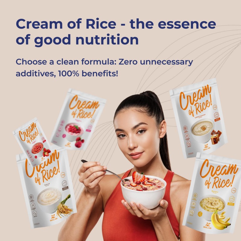 Cream of Rice Grainy, nutritious rice meal, 1 kg