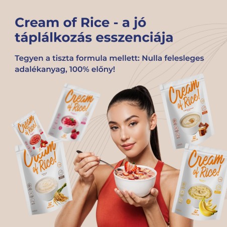 Cream of Rice Smooth, tápláló rizses étel, 1 kg