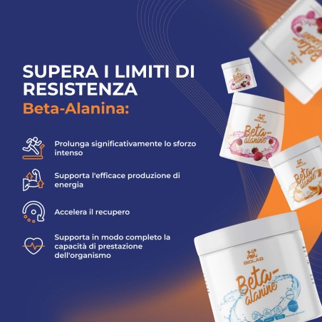Beta-Alanina in polvere, 500g