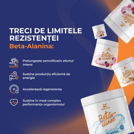 Beta-Alanină pulbere, 500g