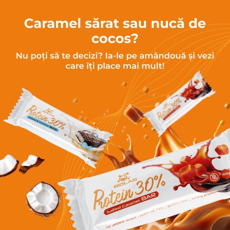 Protein 30% Bar, baton proteic, 50g