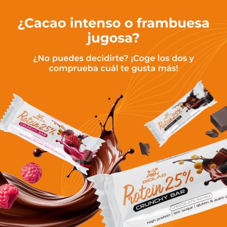 Crunchy 25% Protein Bar, barrita proteica 50g