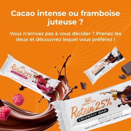 Crunchy 25% Protein Bar, barre protéinée 50g