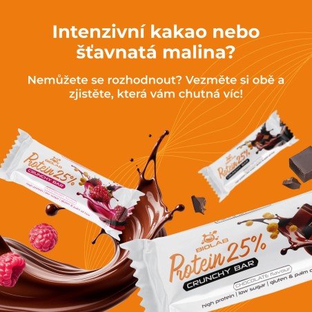 Crunchy 25% Protein Bar, proteinová tyčinka 50g
