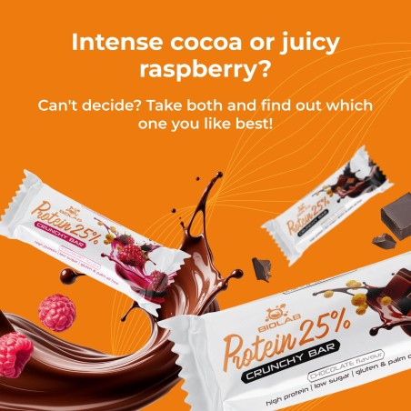 Crunchy 25% Protein Bar, proteinbar 50g