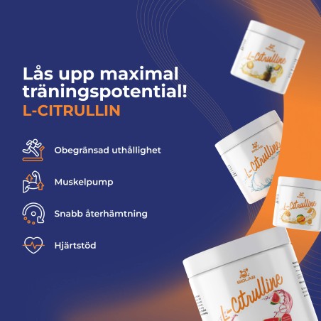 L-Citrullin i pulverform, 500g