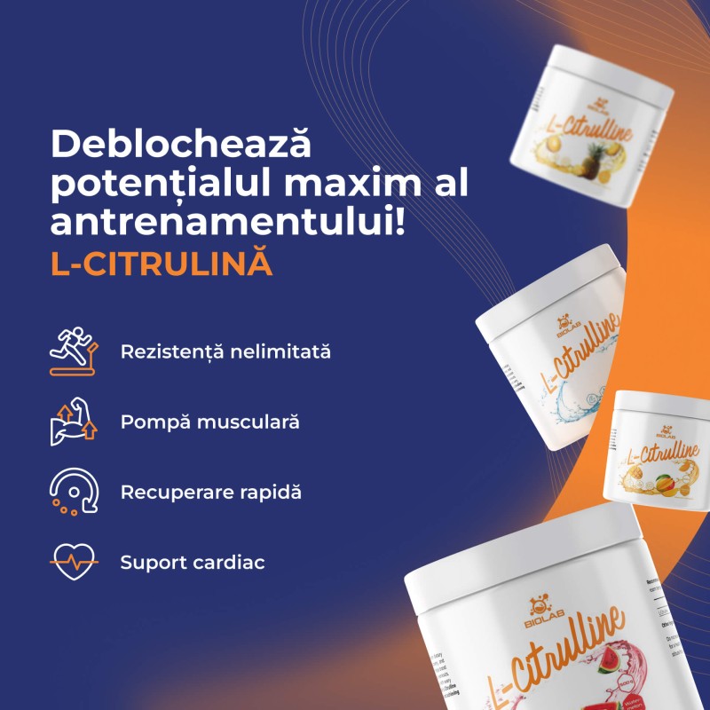 L-citrulină pulbere, 500g